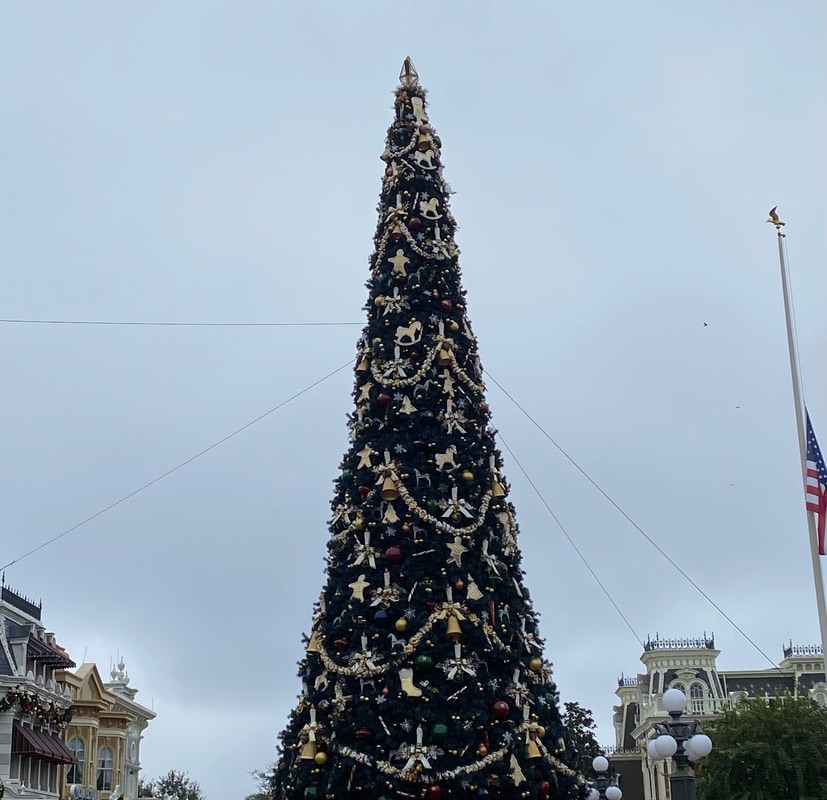 Christmas Tree at Magic Kingdom 2021