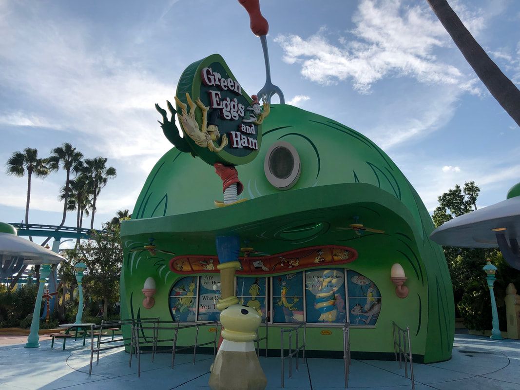 Picture of Green Eggs and Ham Restaurant in Seuss Landing Island of Adventure 