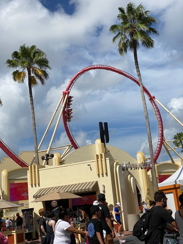 Picture of Rip Ride Rockit and one of its many inversions!