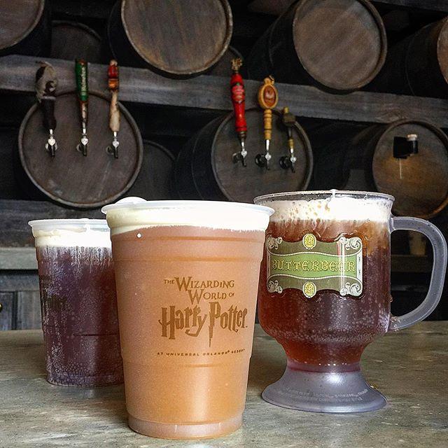 Picture of Various forms of Butter Beer in Wizarding World of Harry Potter